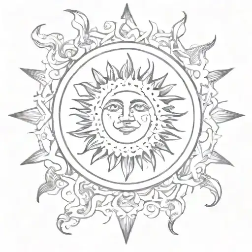 Moon Sun Symbol