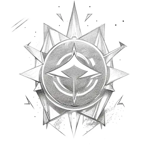 Prince Symbol And Lightning Bolt Together