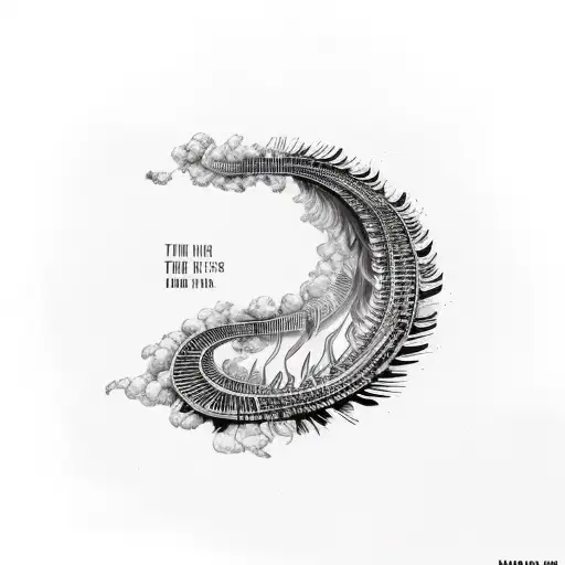 Piano Keys With Flames That Show A Little Story About Someone Dying