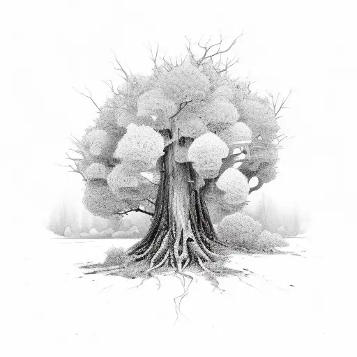 Tree With Hands Grow Up