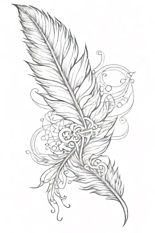 Feather And Puzzle Piece