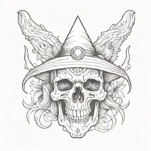 Witchy Skull
