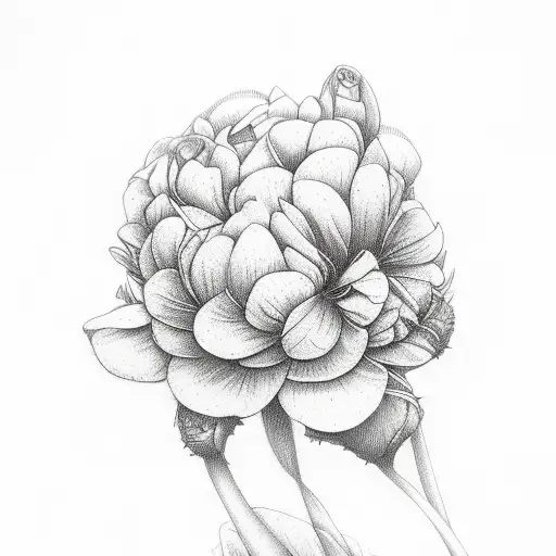 Moody Flowers Fine Line Flow