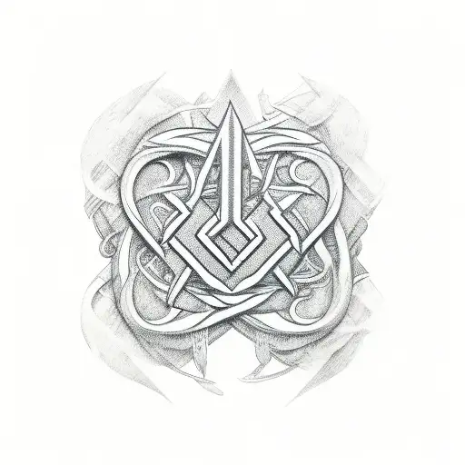 Medical Caduceus Interwoven With Handicap Symbol