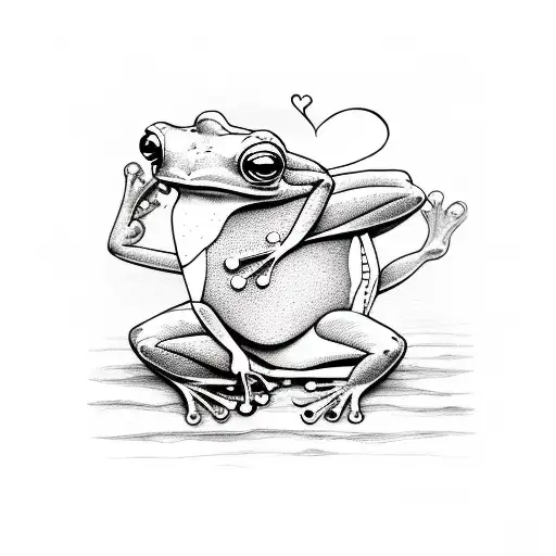 Frogs In Love
