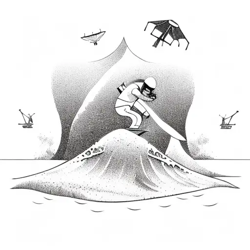 Beach And Snowboarding