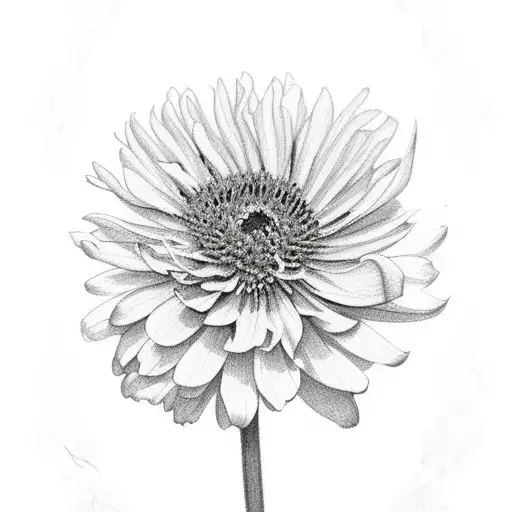 Monarch Butterfly Peony Chrysanthemum Daisy