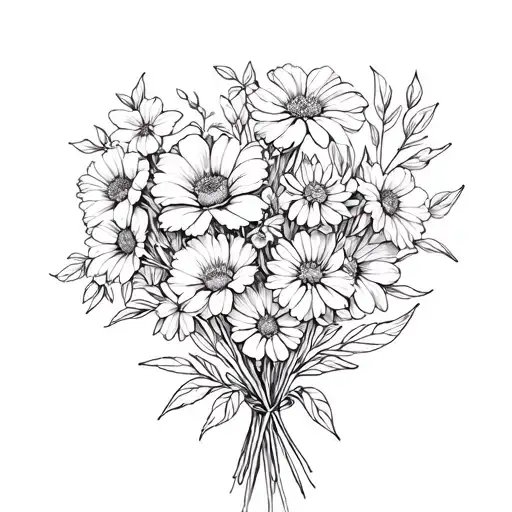 Birth Flower Bouquet