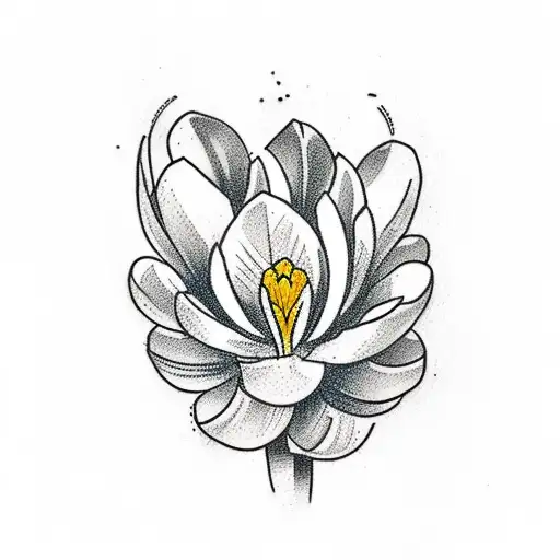 Friendship Tattoos With Crocus