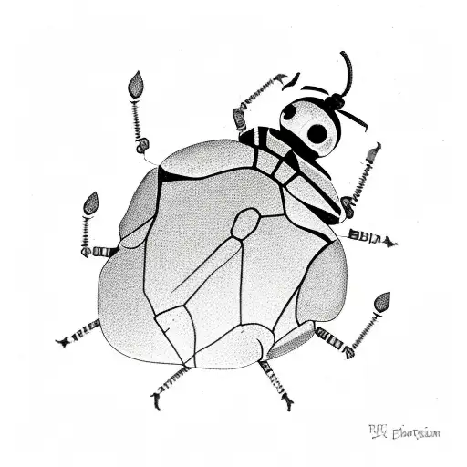 Steamtrain With Ladybug