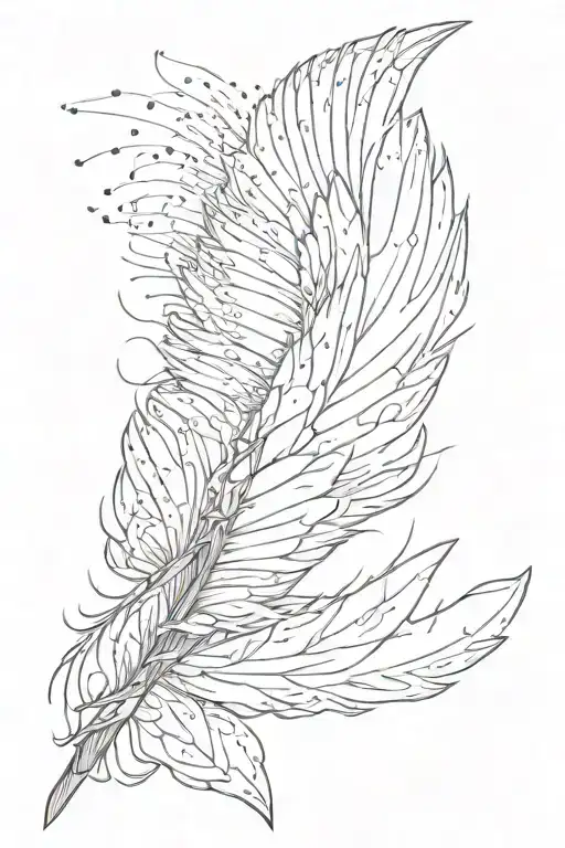 Bird Wing Feathers