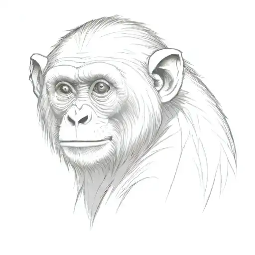 A White-faced Capuchin Monkey