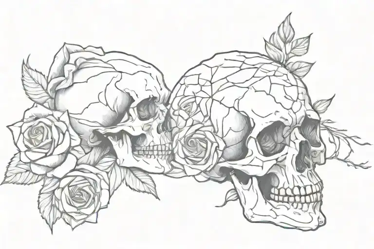 Rose And Skull