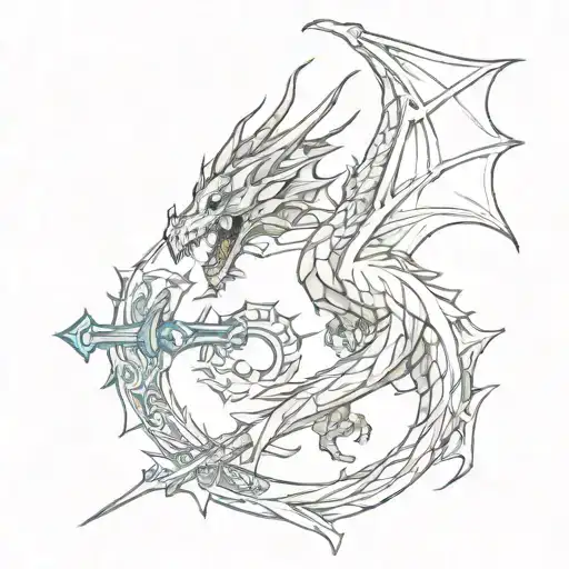 Dragons With Dagger