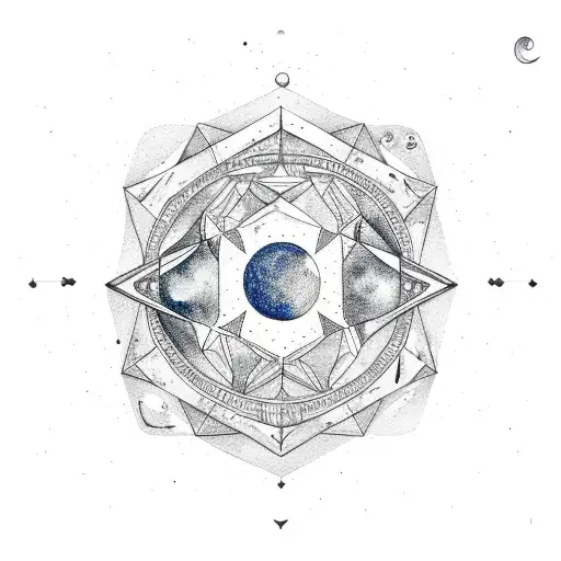 Capricorn Constellation Merging With A Galaxy