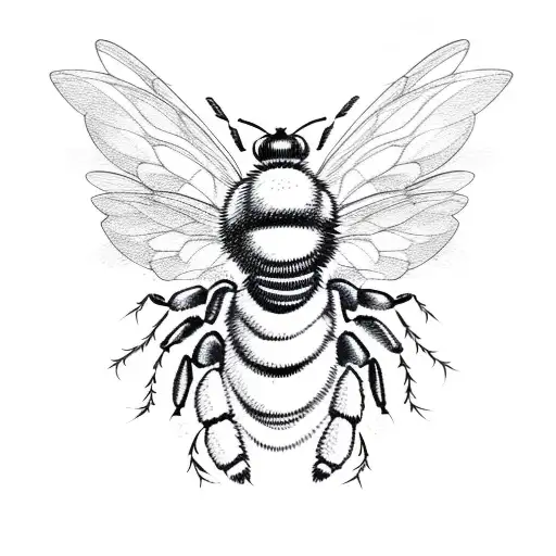 Bee With Angel Wings