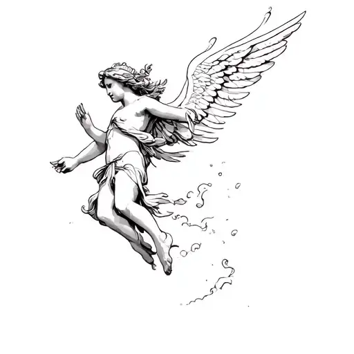 Angel Falling From The Sky