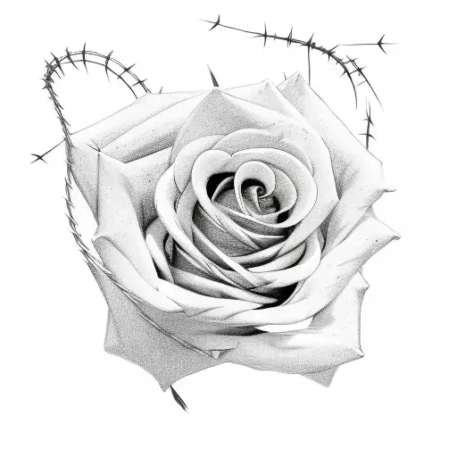 Barbed Wire Rose