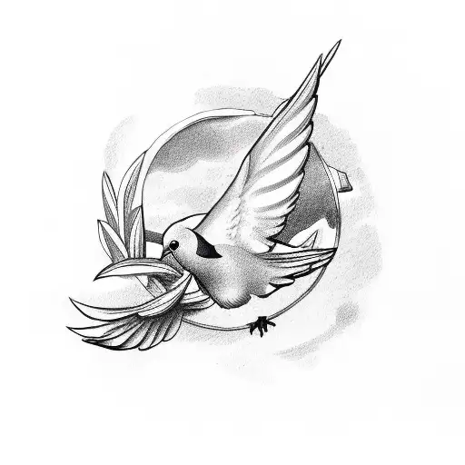 Dove With Text