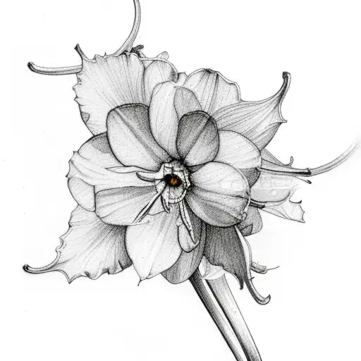 Book With Narcissus And Holly Flowers Growing Out Of It