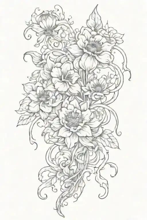 Gemini Fantasy Flowers Vintage