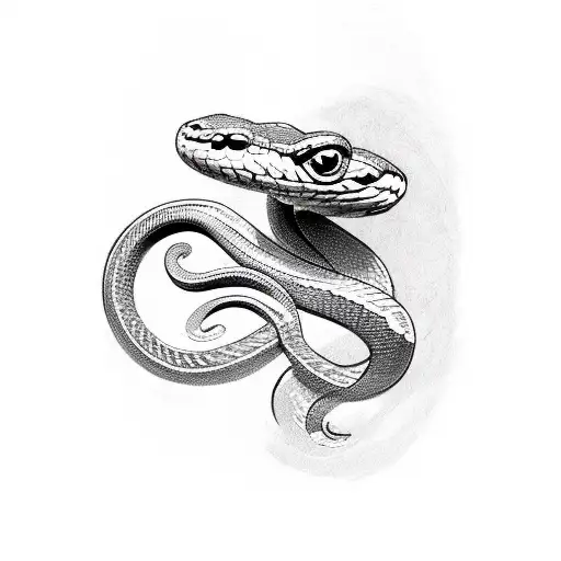 Snake On Pinky Finger