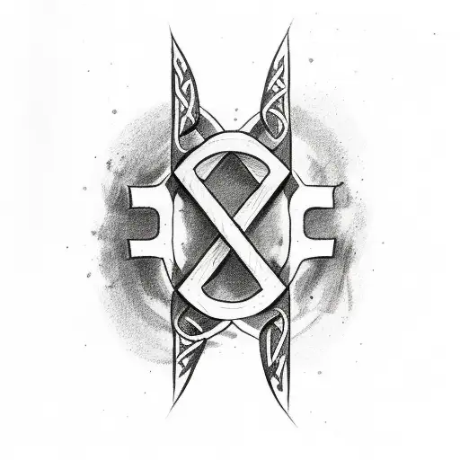 Nordic Runes For Forearm