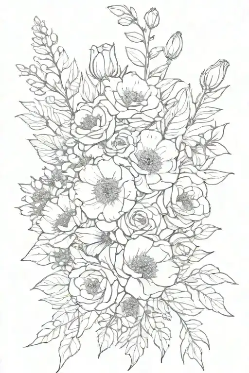 Birth Flower Bouquet