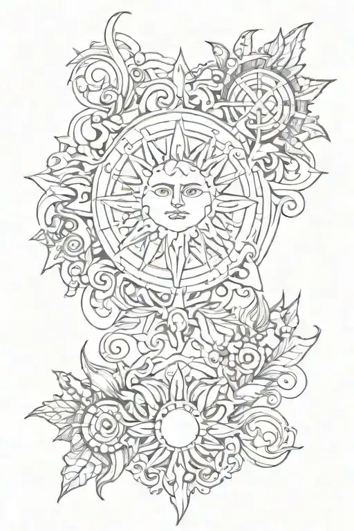 Sun In Heraldry