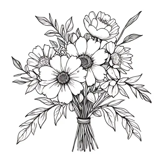 Birth Month Flower Bouquet