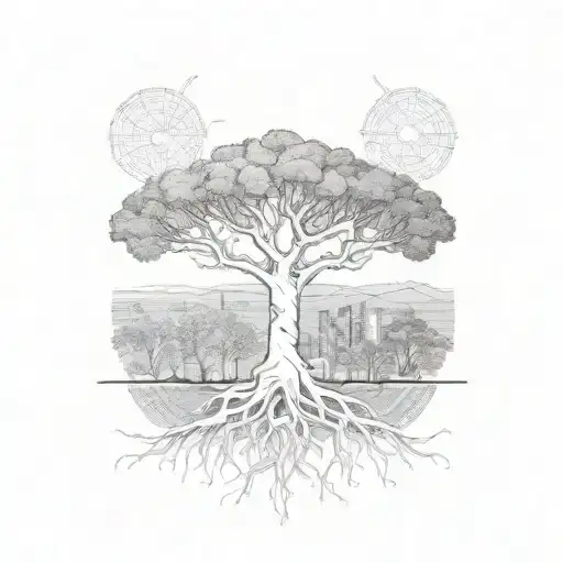 Tree Of Life With Circuits For Roots