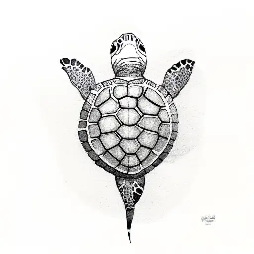 Turtle With Hybisc