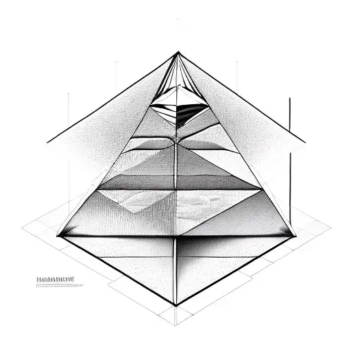 3D Maslow Pyramid With A Providence Eye On Top