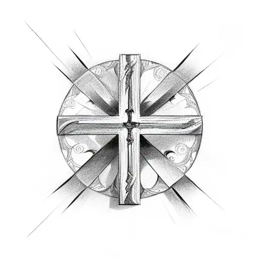 Very Simple Wooden Christian Cross