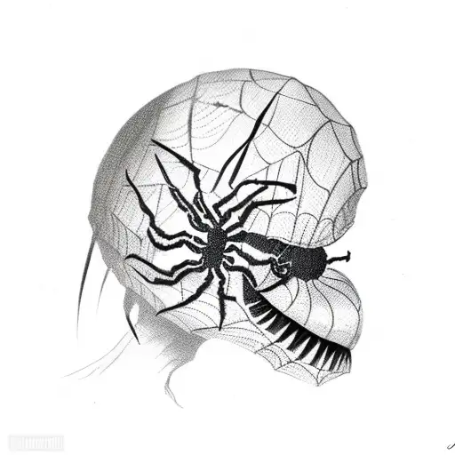 Spider Eating Head