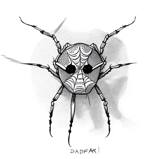 Spider Eating A Head