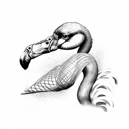 Candy Riding A Flamingo