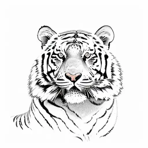 Tree Of Life And A Tiger