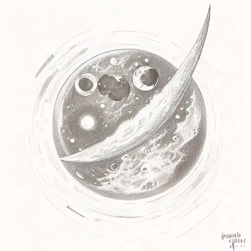 Moon Galaxy Cycle Of Life