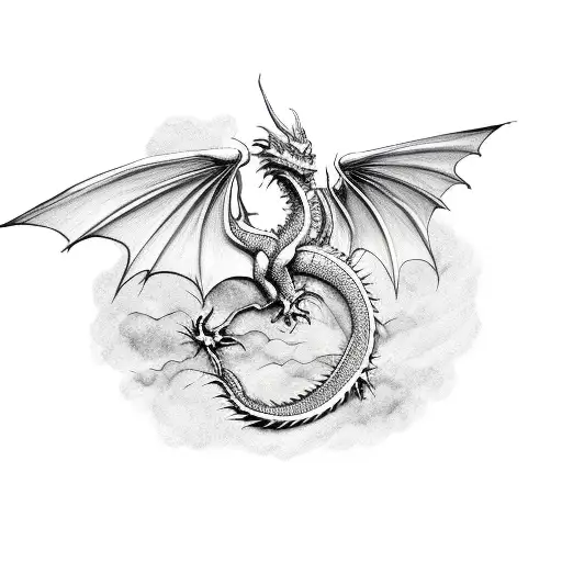 Dragon With Wings