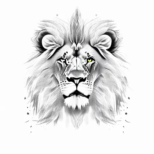 Lion With Text