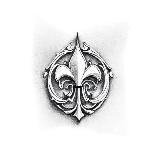 Palm Tree Shaped Like Fleur De Lis