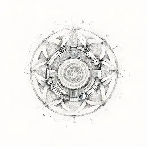 Cpu With Infinity Symbol In Center