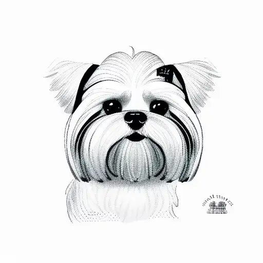 Dog Malteser Shih Tzu