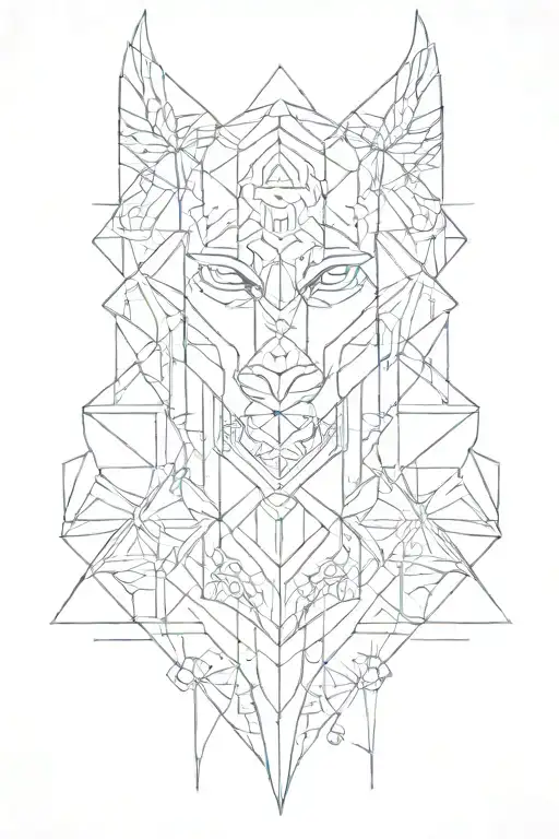 Cool Geometry Spirit Totem