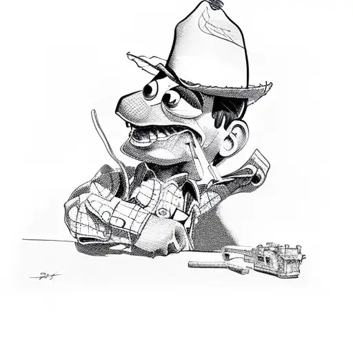 Gangster Woody From Toy Story