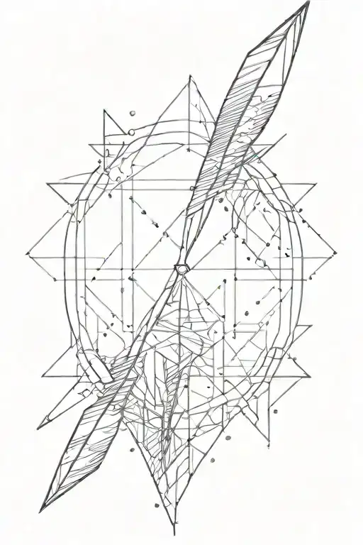 Geometric Arrow Design