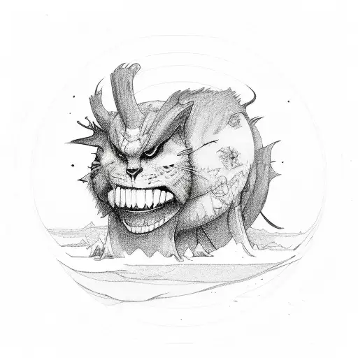 Dague From Solo Leveling Inside A Circle