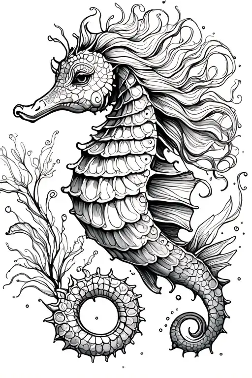 Seahorse Mermaid