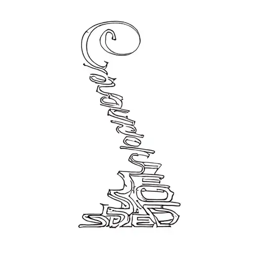 The Word Godspeed Written Vertically